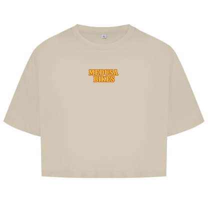 MEDUSA BIKES® – DAMEN CROP TOP "ONLY LETTERS"