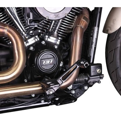 BILLET-BREMSHEBEL FÜR M8 SOFTAIL MIT MITTELRASTEN SCHWARZ – Produktbild 5
