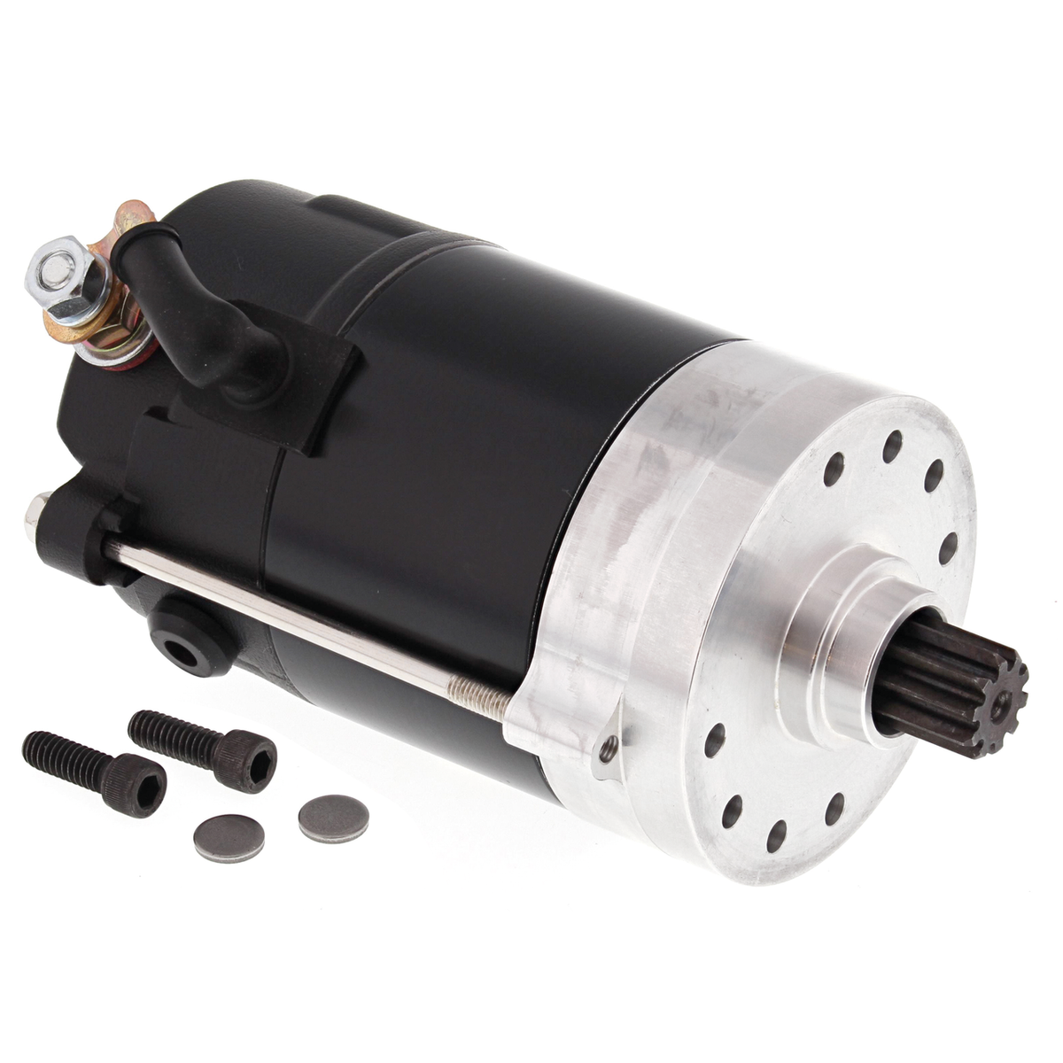 1,4-kW-Anlasser als Hitachi-Ersatz für Harley-Davidson FXE/FL SHOVELHEAD – Hitachi Schwarz