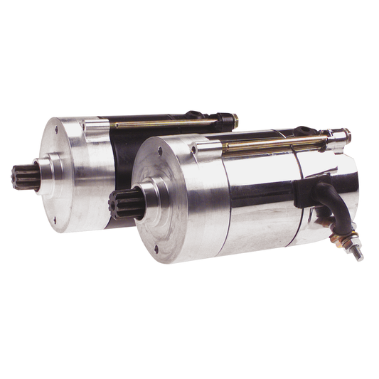 1,4-kW-Anlasser als Prestolite-Ersatz für Harley-Davidson FL/FLT/FXR SHOVELHEAD – Schwarz
