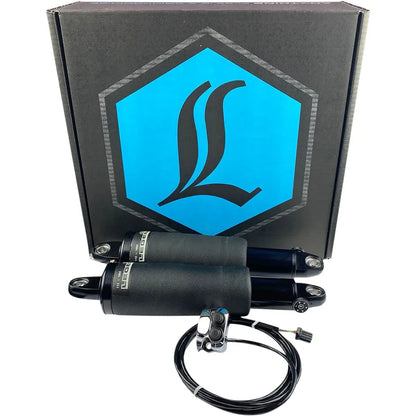 Air-A Luftfahrwerk hinten Schwarz für Harley FL Touring 1996–2025 – Ansicht 2