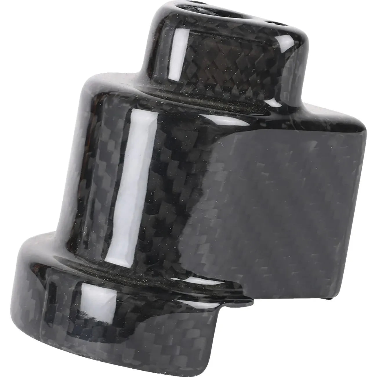 LENKSCHLOSS-ABDECKUNG GLANZGEWEBE-CARBON FÜR ROAD GLIDE 117 2024–2025 – Produktbild 1