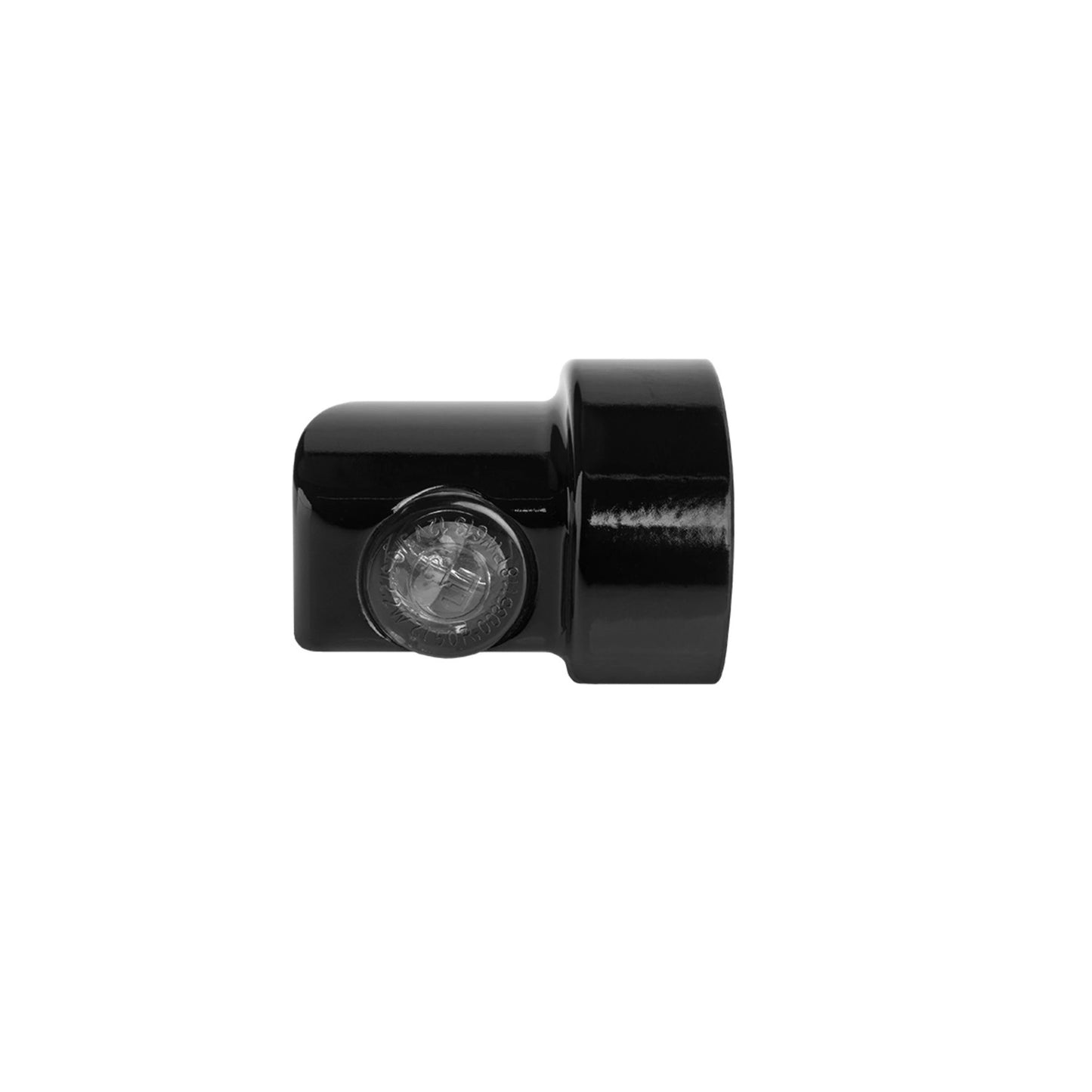 HeinzBikes WINGLETS NANO LED BLINKER, CHROM & SCHWARZ  für (93-20)