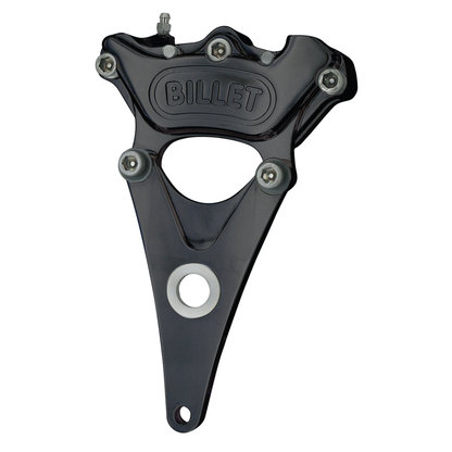 4-Kolben-Bremssattel hinten, 10 Zoll für Harley-Davidson BIG TWIN 4-GANG – Schwarz
