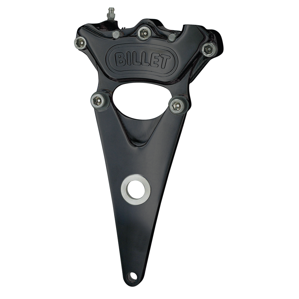4-Kolben-Bremssattel hinten, 11,5 Zoll für Harley-Davidson BIG TWIN 4-GANG – Schwarz