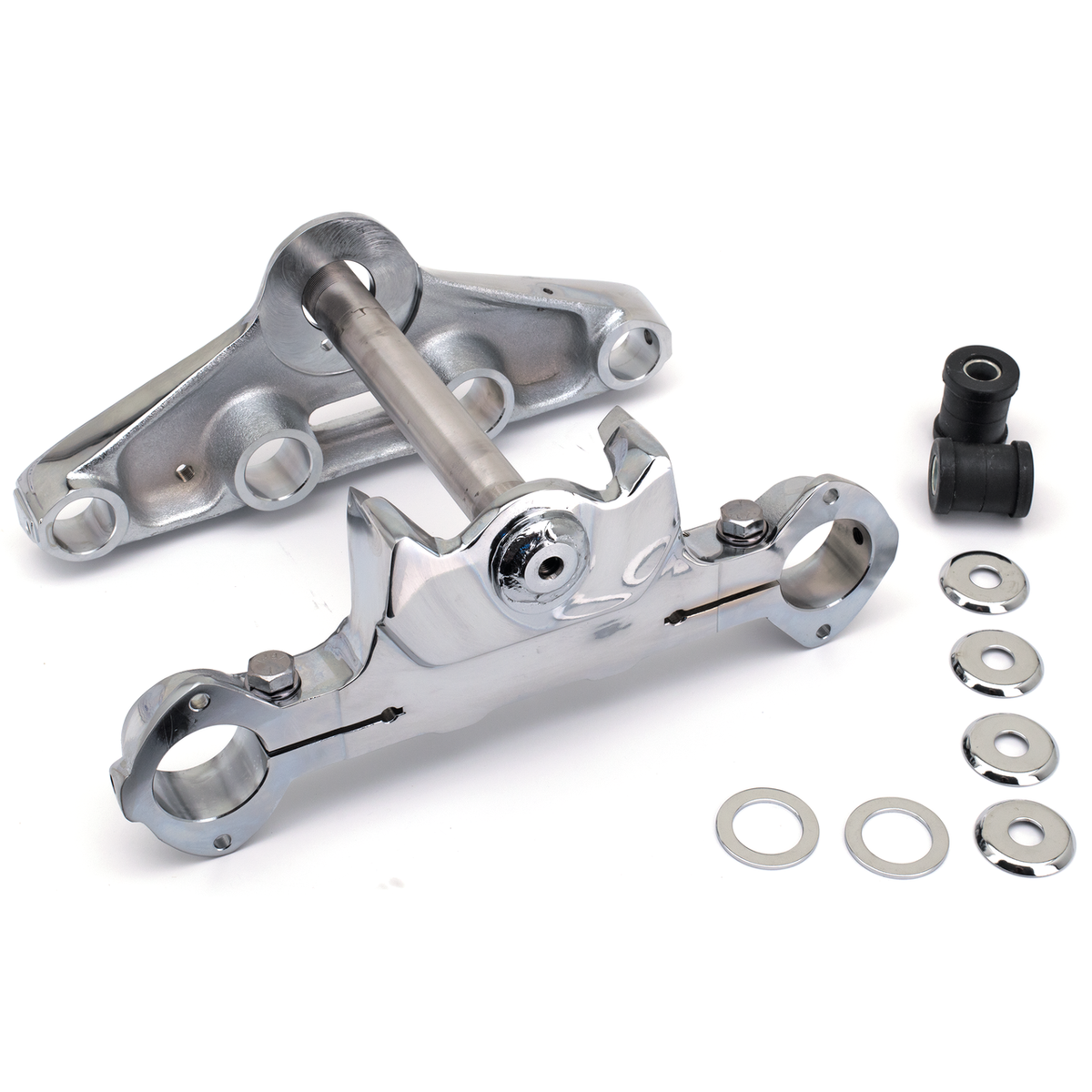 41-mm-Gabelbrücken mit 0° Winkel für Harley-Davidson FL 4-GANG – Custom 0 Grad