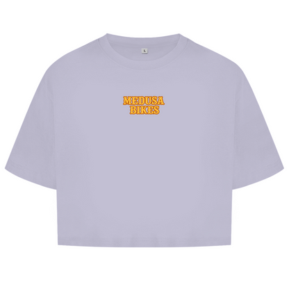 MEDUSA BIKES® – DAMEN CROP TOP "ONLY LETTERS"