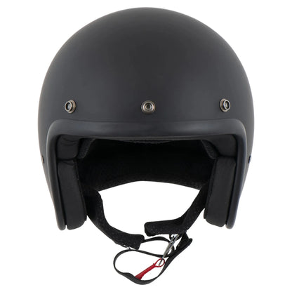 DMD RETRO MATT SCHWARZ HELM