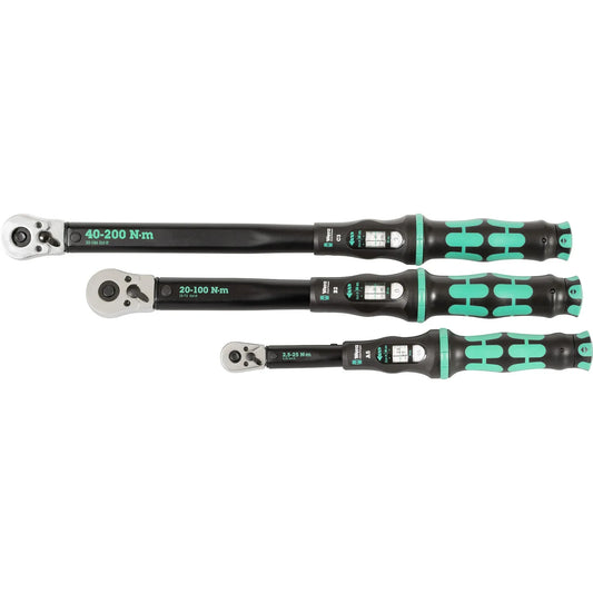 WERA CLICK-TORQUE DREHMOMENTSCHLÜSSEL – 1/4", 3/8" ODER 1/2" – PRÄZISE, ZUVERLÄSSIG