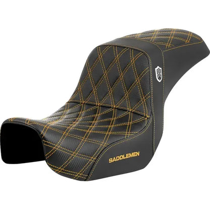 SADDLEMEN PRO SERIES SDC PERFORMANCE SEAT | ZWEISITZER | FÜR DYNA 07-2017 - VIELE FARBEN
