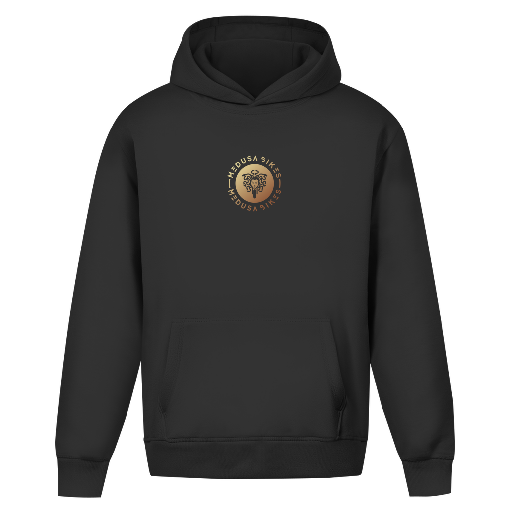 MEDUSA BIKES® - SUDADERA CON CAPUCHA OVERSIZED “LOGO DELANTERO” - LÍNEA PRINCIPAL 
