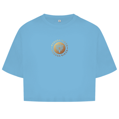 MEDUSA BIKES® - TOP CORTO PARA MUJER “LOGO DELANTERO” - LÍNEA CORE 