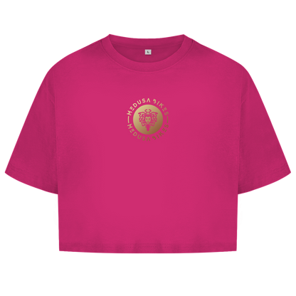 MEDUSA BIKES® - TOP CORTO PARA MUJER “LOGO DELANTERO” - LÍNEA CORE 
