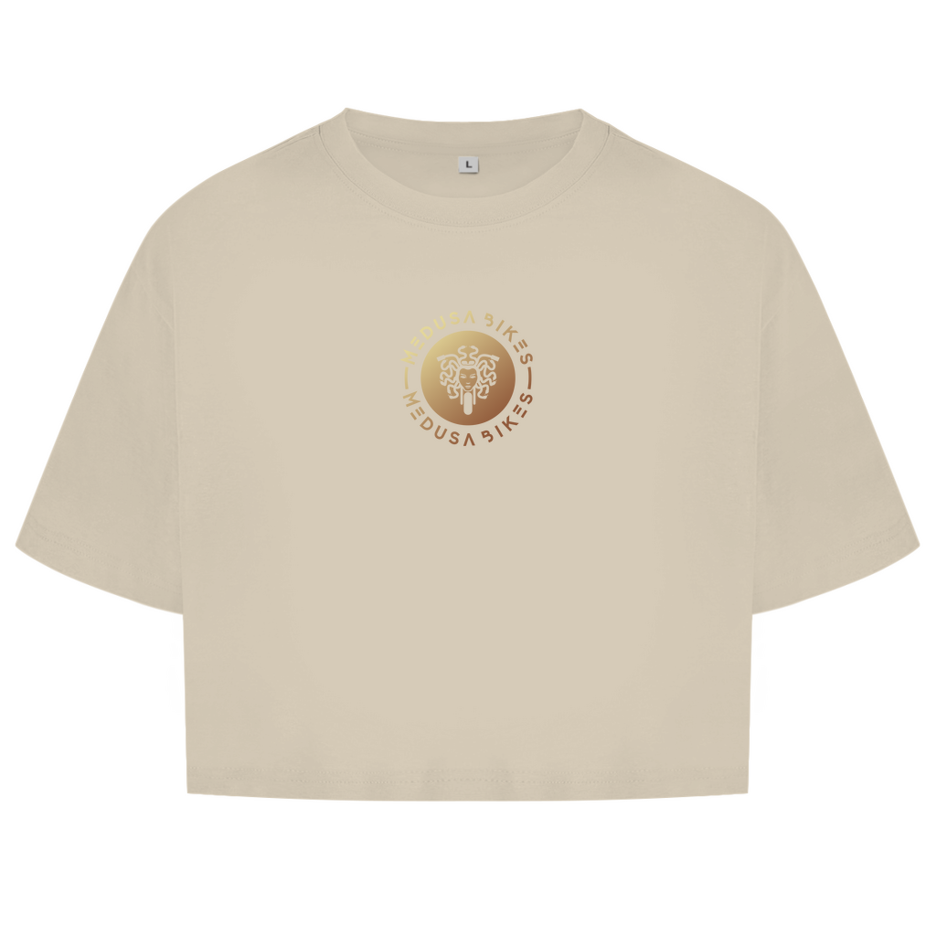 MEDUSA BIKES® - TOP CORTO PARA MUJER “LOGO DELANTERO” - LÍNEA CORE 
