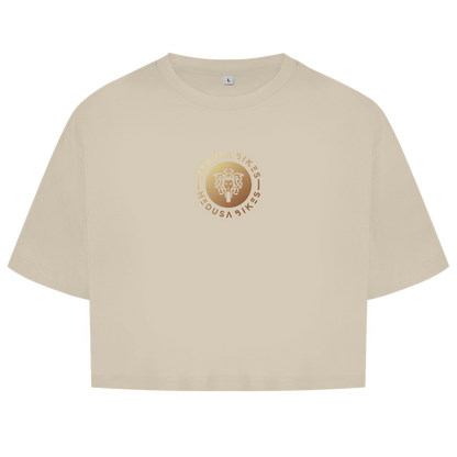 MEDUSA BIKES® - TOP CORTO PARA MUJER “LOGO DELANTERO” - LÍNEA CORE 