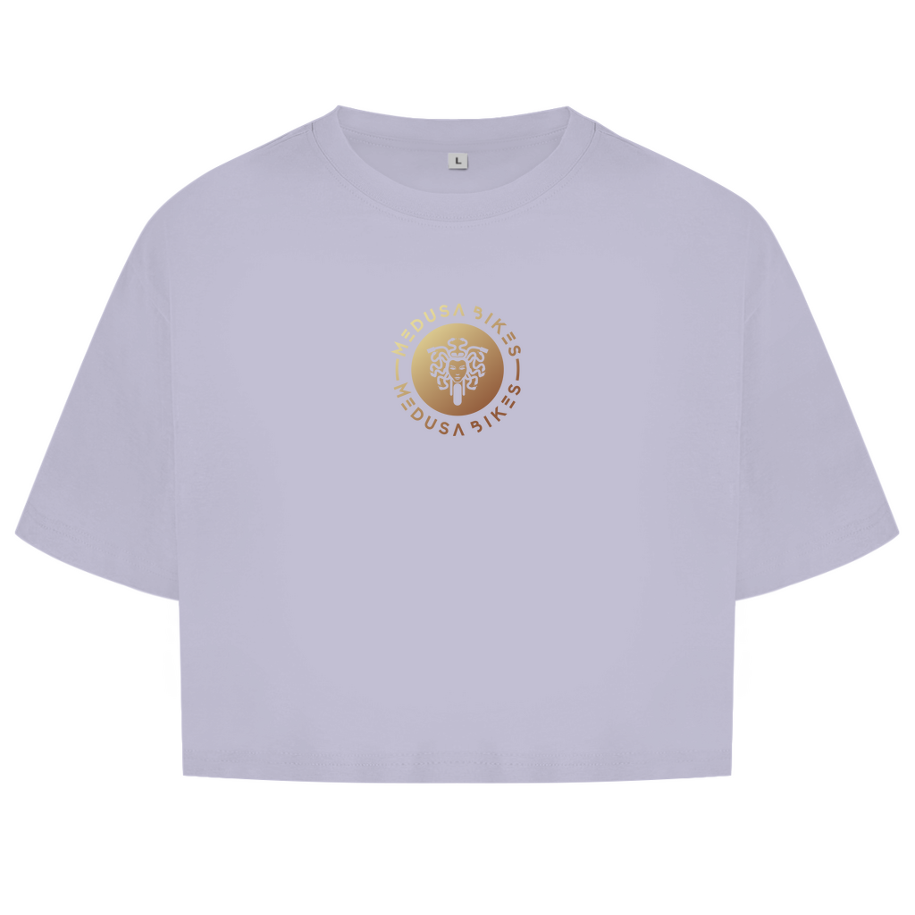 MEDUSA BIKES® - TOP CORTO PARA MUJER “LOGO DELANTERO” - LÍNEA CORE 