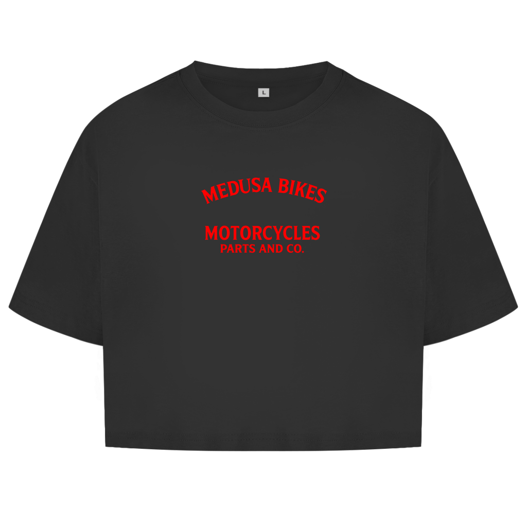MEDUSA BIKES® - DAMEN CROP TOP "MOTORCYCLE & CO“ - CORE LINE