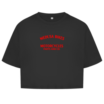 MEDUSA BIKES® - DAMEN CROP TOP "MOTORCYCLE & CO“ - CORE LINE