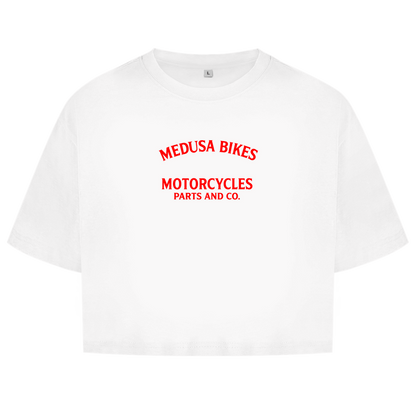 MEDUSA BIKES® - DAMEN CROP TOP "MOTORCYCLE & CO“ - CORE LINE