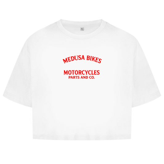 MEDUSA BIKES® - DAMEN CROP TOP "MOTORCYCLE & CO“ - CORE LINE