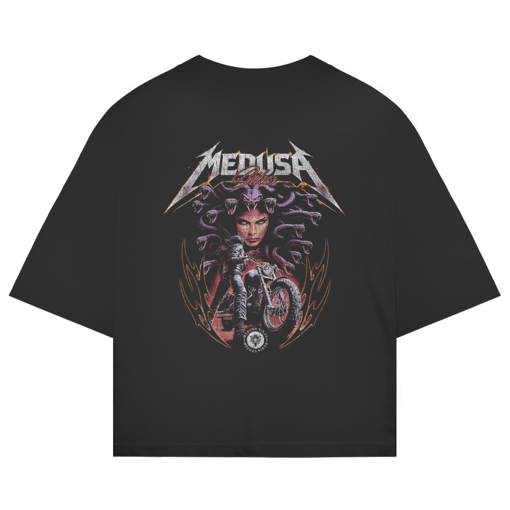 MEDUSA BIKES® – OVERSIZED T-SHIRT „FRONT AND BACK“ – ICON LINE