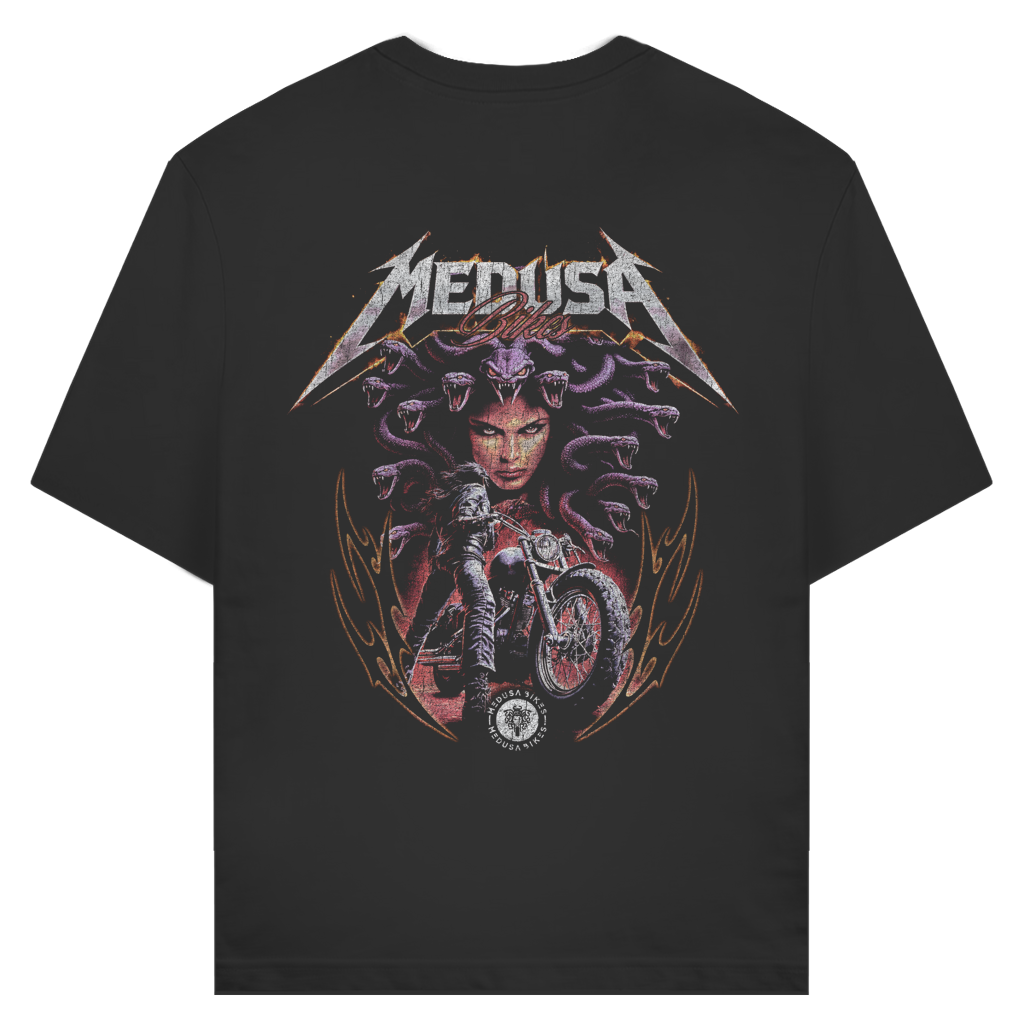 MEDUSA BIKES® – NORMAL FIT T-SHIRT „FRONT AND BACK“ – ICON LINE