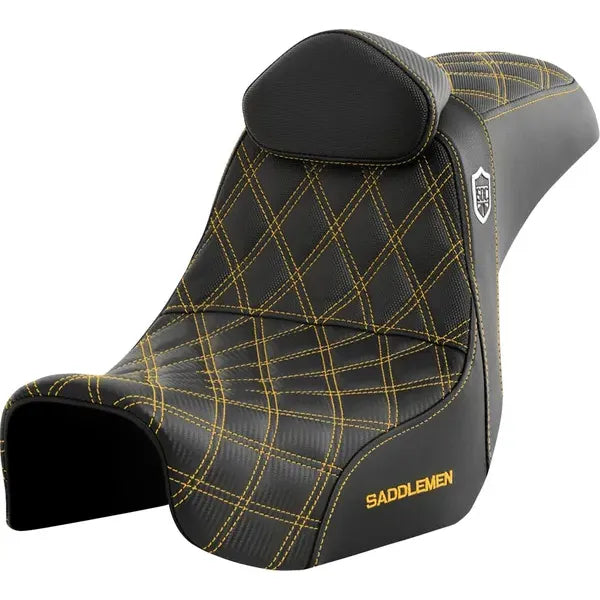 SADDLEMEN PRO SERIES SDC PERFORMANCE SEAT | ZWEISITZER | FÜR DYNA 07-2017 - VIELE FARBEN