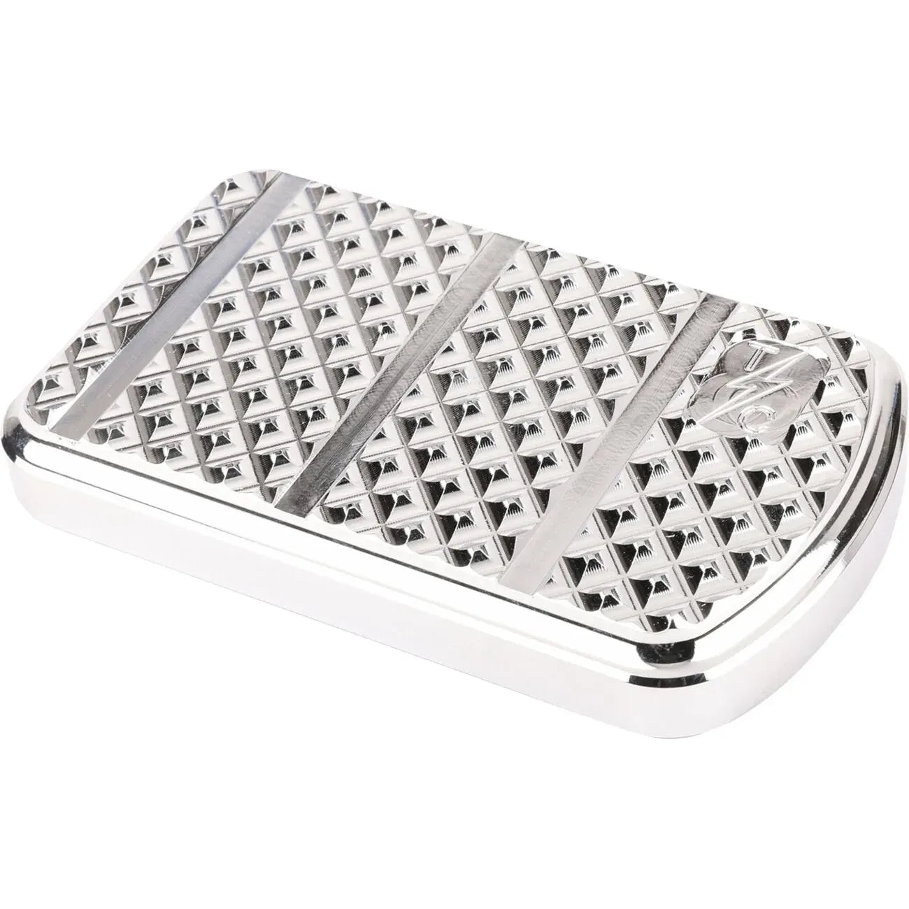 GERÄNDELTE BREMSPEDALAUFLAGE CHROM – Produktbild 1