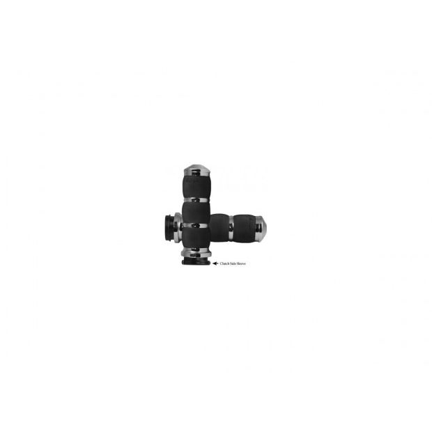 AIR CUSHION GRIPS | AVON PERFORMANCE | SCHWARZ GUMMI, CHROM | 1" THROTTLE BY WIRE