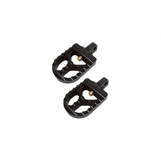 FUSSRASTEN | JOKER MACHINE SHORT SERRATED | VERSTELLBAR | SCHWARZ ODER CHROM FÜR VIELE HARLEY MODELLE