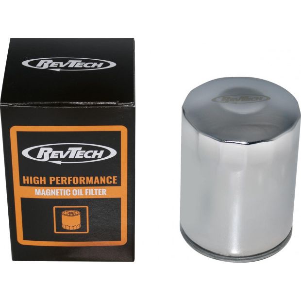 ÖLFILTER MIT MAGNET | REVTECH HIGH PERFORMANCE | MILWAUKEE-EIGHT | CHROM ODER SCHWARZ