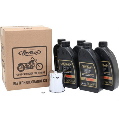 ÖLWECHSEL KIT PERFORMANCE M8 | REVTECH SYNTHETIC PERFORMANCE MTP 20W50 | TOURING, TRIKE & SOFTAIL