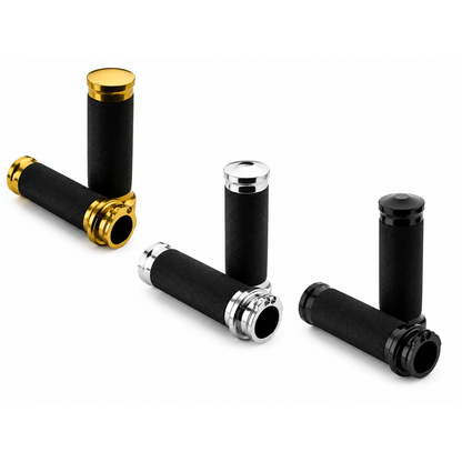CCE LENKER GRIFFE THROTTLE BY WIRE FÜR HARLEY-DAVIDSON MODELLE IN SCHWARZ,CHROM,BRONZE