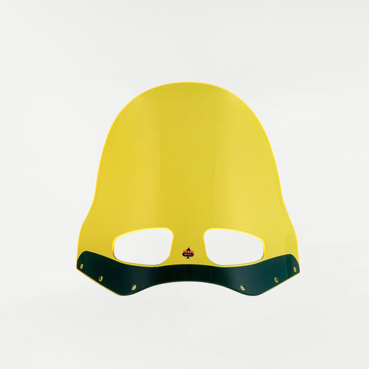 KOLOR FLARE WINDSCHILD 15 ZOLL YELLOW ICE – ROAD WARRIOR FÜR DYNA / SOFTAIL / ROAD KING (1991–2024, JE NACH MONTAGESATZ)