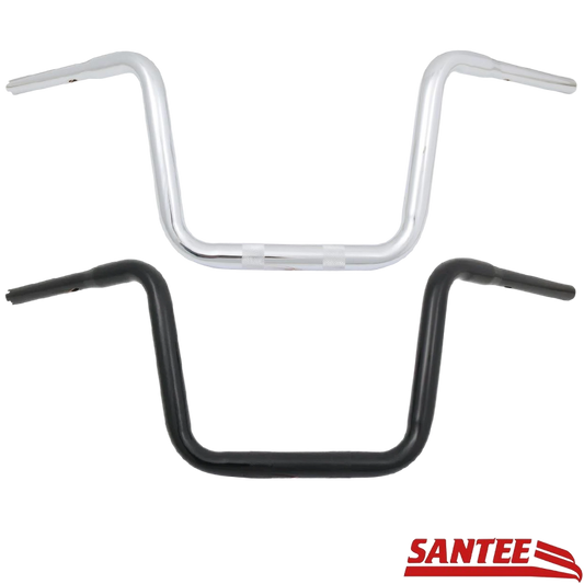 SANTEE APE HANGER LENKER 1.25" FÜR HARLEY BIG TWIN & SPORTSTER AB (1982) – TÜV – MEHRERE HÖHEN