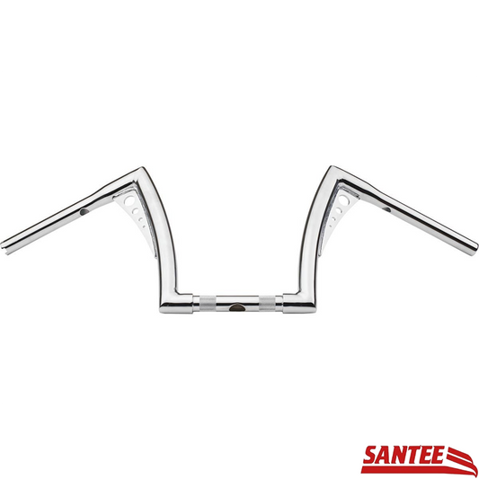 LENKER SANTEE FAT BONANZA Z-BAR 11" FÜR DIVERSE HARLEY MODELLE CHROM