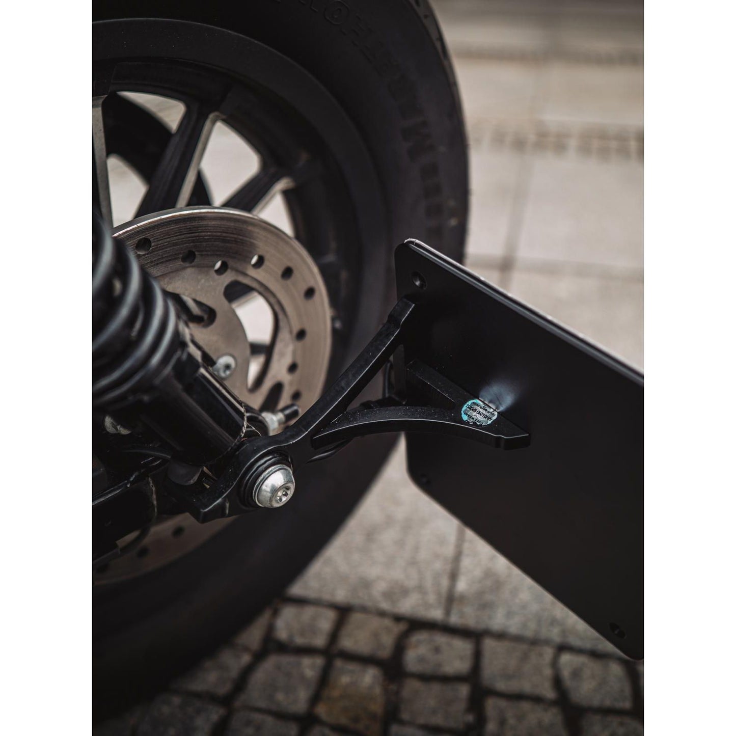CULT-WERK - LICENSE PLATE HOLDER WITH TÜV FOR SPORTSTER FROM 2000