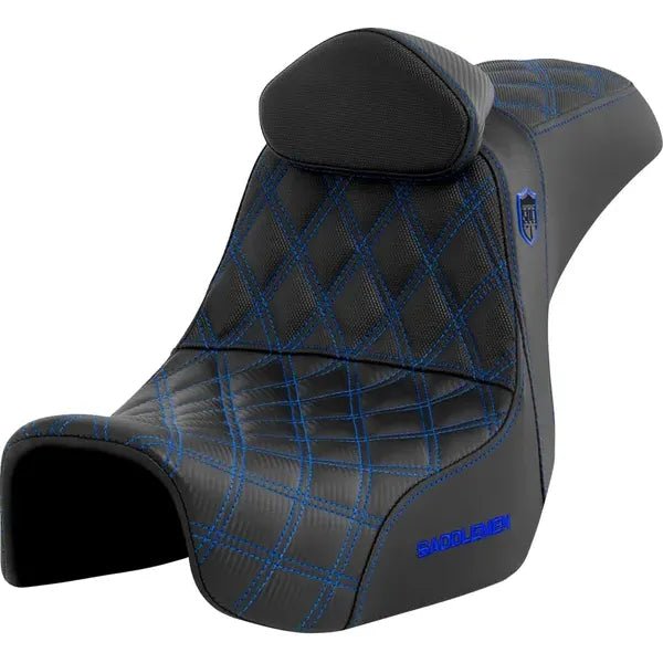 SADDLEMEN PRO SERIES SDC PERFORMANCE SEAT | ZWEISITZER | FÜR DYNA 07-2017 - VIELE FARBEN