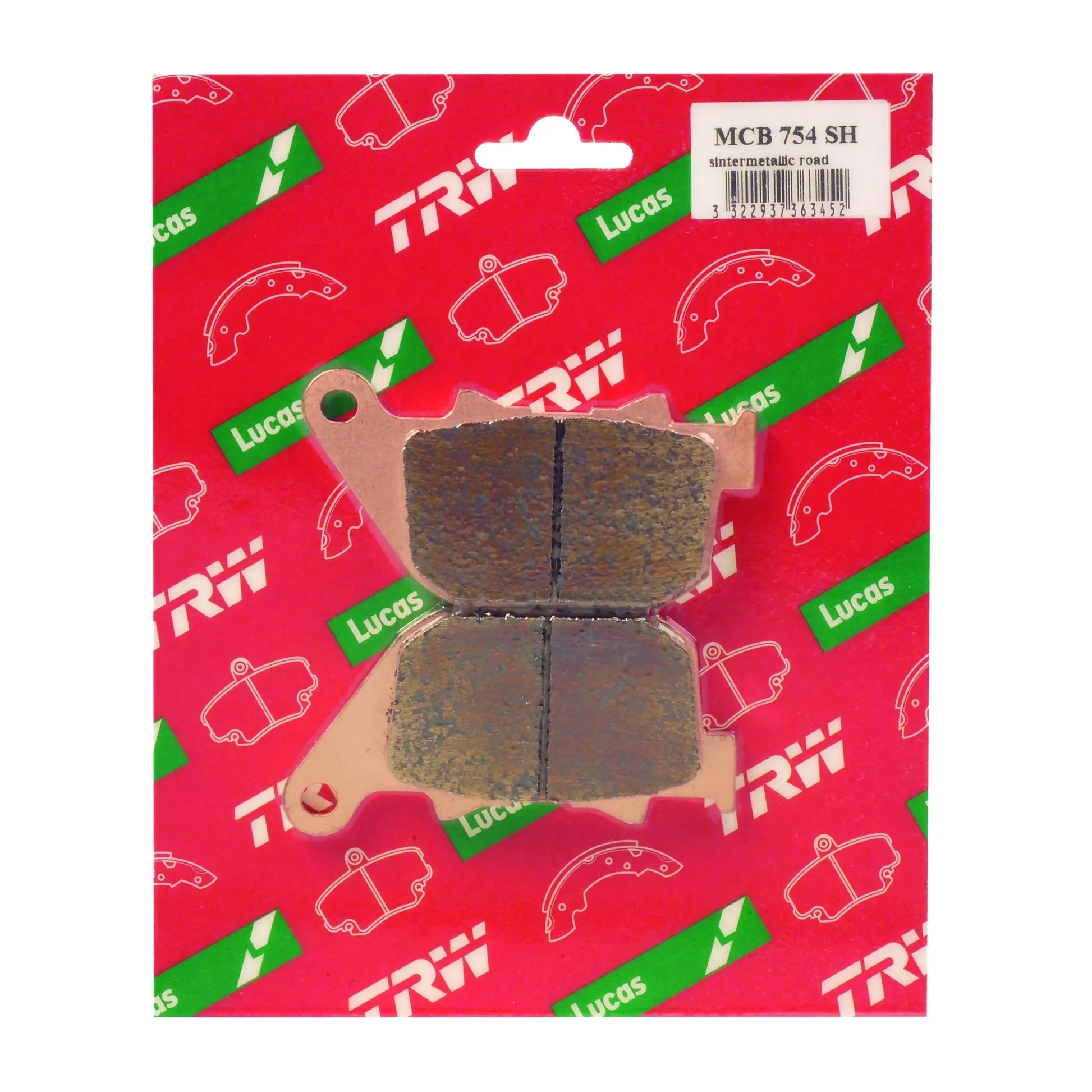 TRW SH SINTERMETALL-BREMSBELÄGE MCB754SH – Produktansicht 1