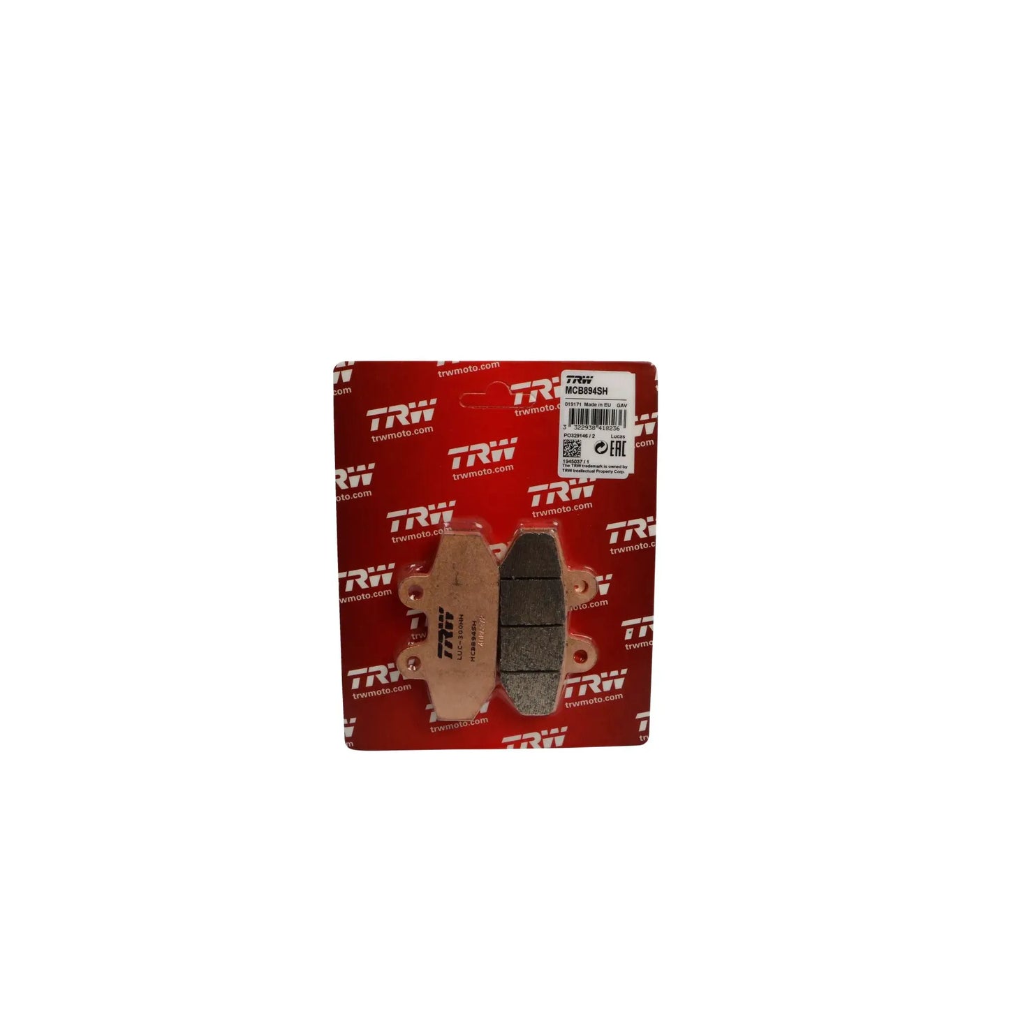 TRW SH SINTERMETALL-BREMSBELÄGE MCB894SH – Produktansicht 1