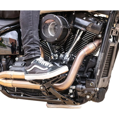 BILLET-BREMSHEBEL FÜR M8 SOFTAIL MIT MITTELRASTEN SCHWARZ – Produktbild 2