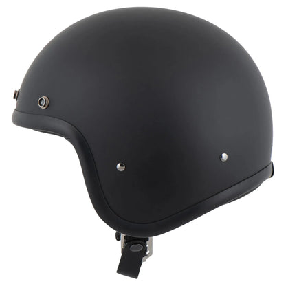 DMD RETRO MATT SCHWARZ HELM