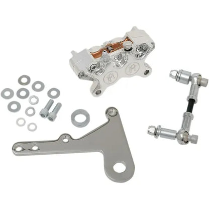 Classic-Bremssattel vorn, 10 Zoll für Harley-Davidson FLH/FLHC/FLHT – Poliert