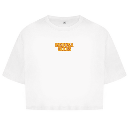 MEDUSA BIKES® – DAMEN CROP TOP "ONLY LETTERS"