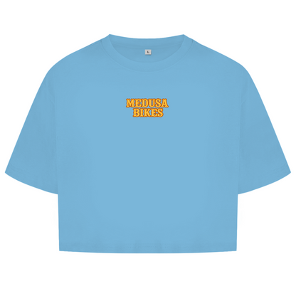 MEDUSA BIKES® – DAMEN CROP TOP "ONLY LETTERS"