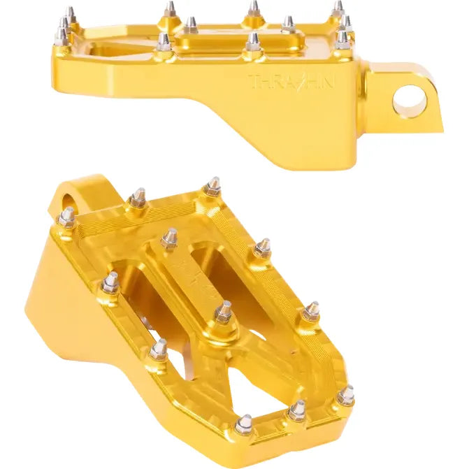 AGGRESSOR FUßRASTEN | THRASHIN SUPPLY | SCHWARZ, ROT, GOLD ODER CHROM FÜR VIELE HD MODELLE