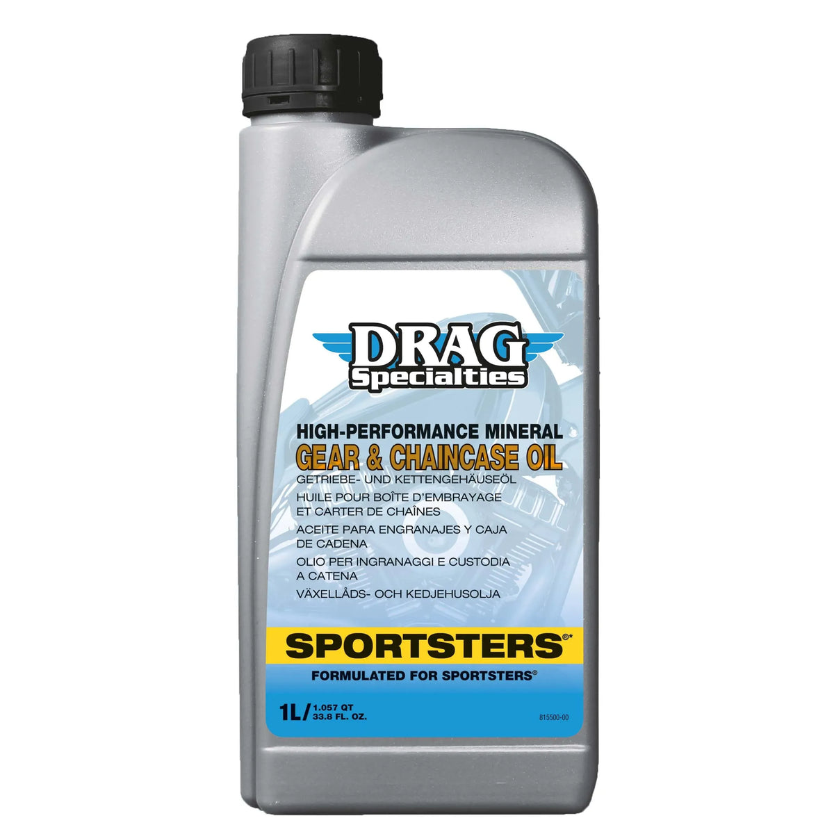 Drag Specialties 1-Liter-Flasche GETRIEBE- & PRIMÄRÖL E-DRAG