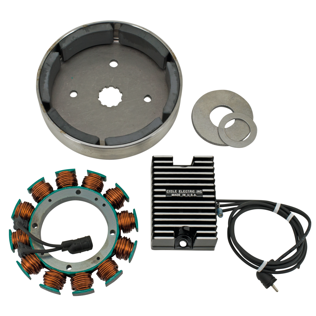 Einphasiges 20-A-Lichtmaschinenkit für Harley-Davidson SHOVELHEAD – Einphasig Standard