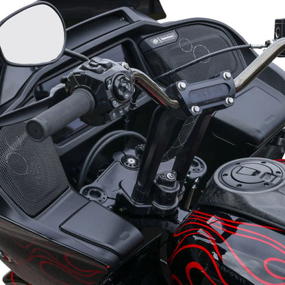 LENKSCHLOSS-ABDECKUNG FORGED-CARBON MATT FÜR ROAD GLIDE 117 2024–2025 – Produktbild 6