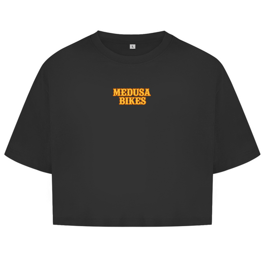 MEDUSA BIKES® – DAMEN CROP TOP "ONLY LETTERS"